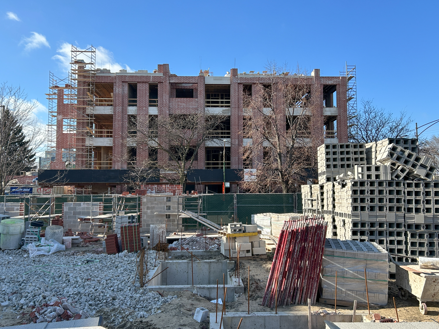 2357 North Washtenaw Avenue construction