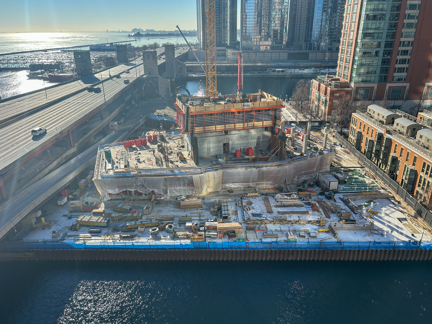 400 Lake Shore North Tower January 2025 construction