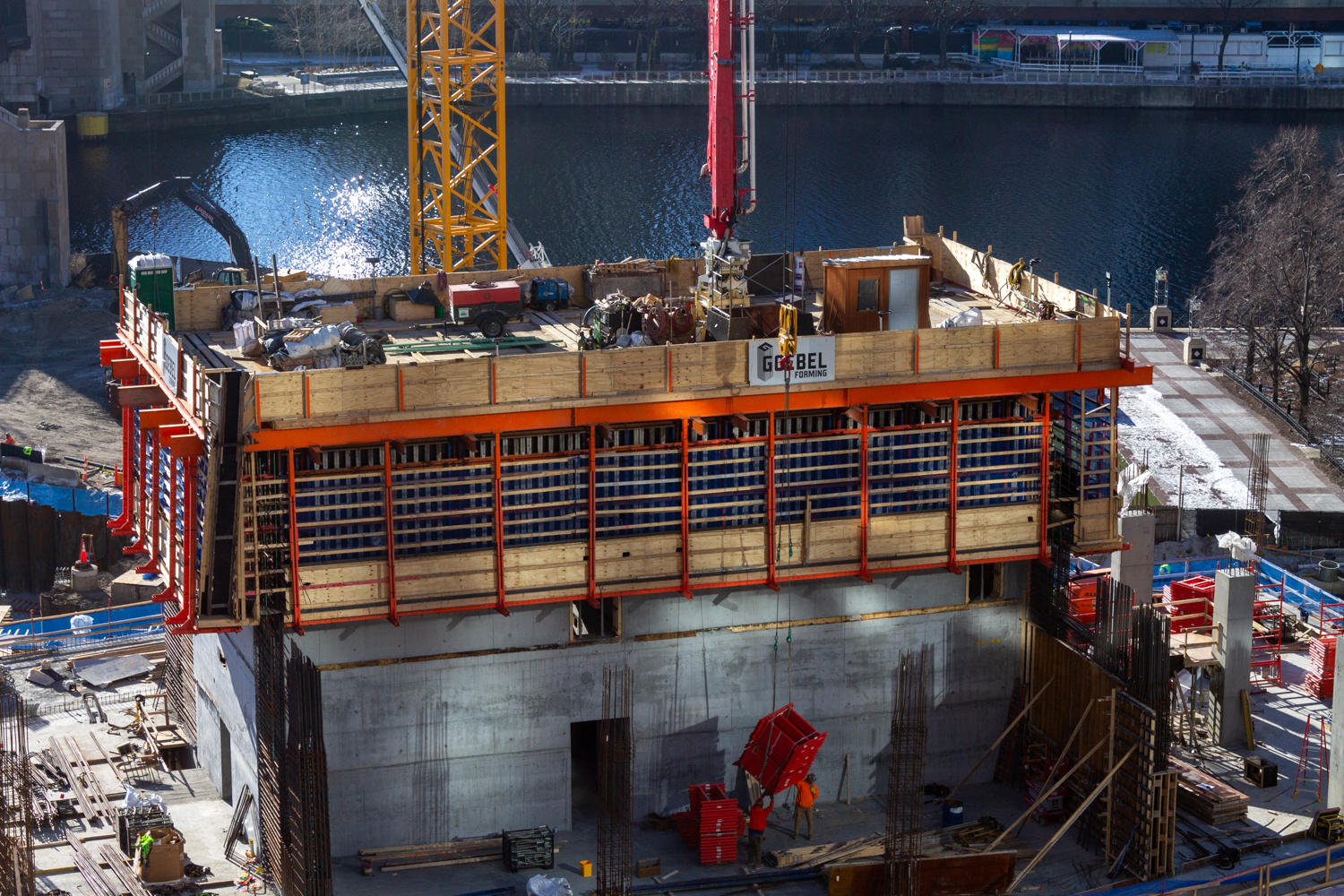 400 Lake Shore North Tower January 2025 construction