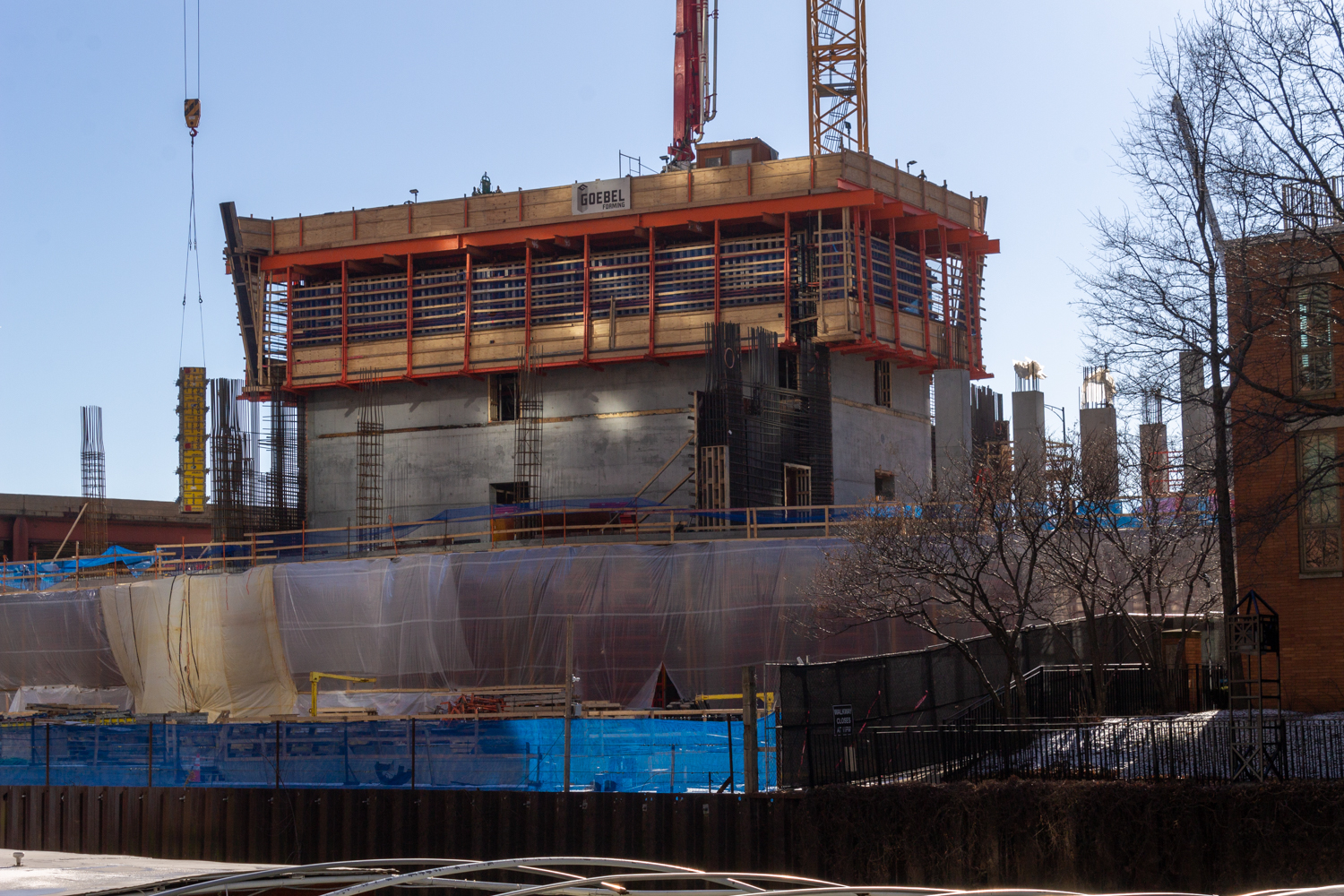 400 Lake Shore North Tower January 2025 construction