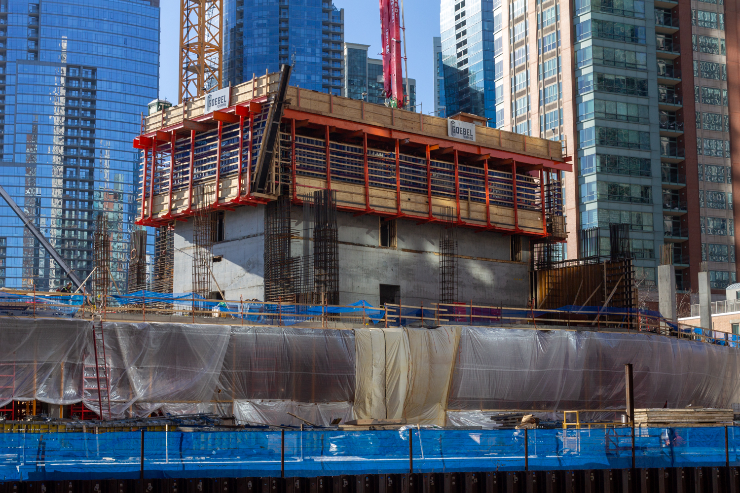 400 Lake Shore North Tower January 2025 construction