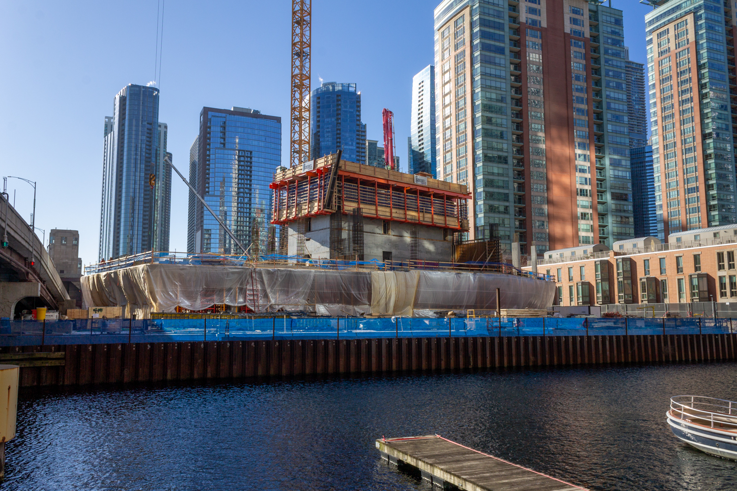 400 Lake Shore North Tower January 2025 construction