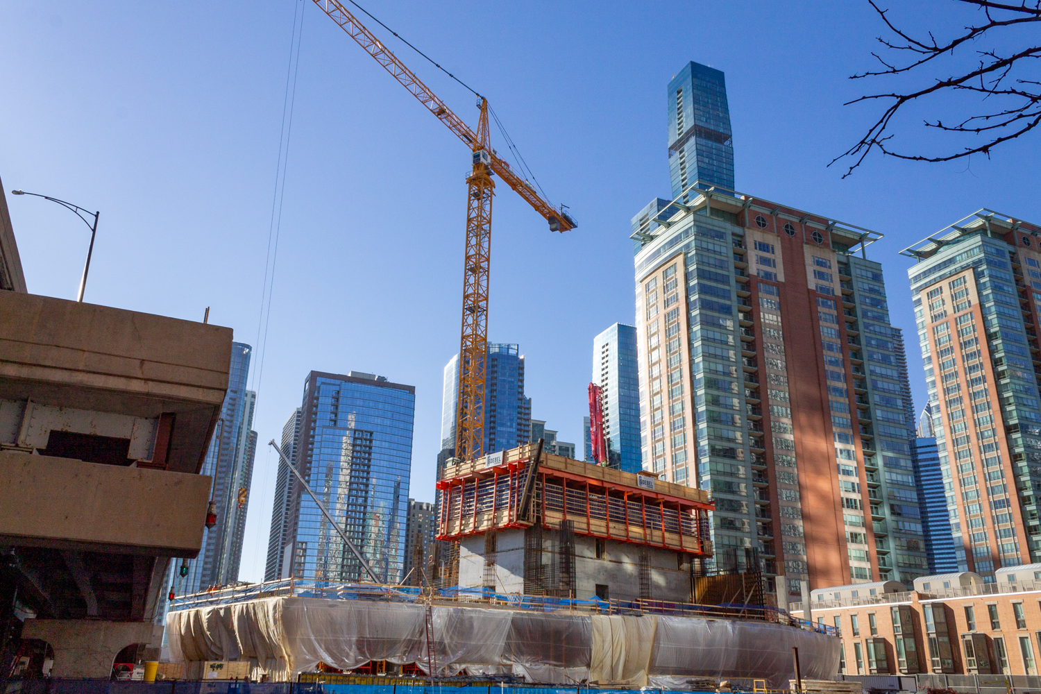 400 Lake Shore North Tower January 2025 construction