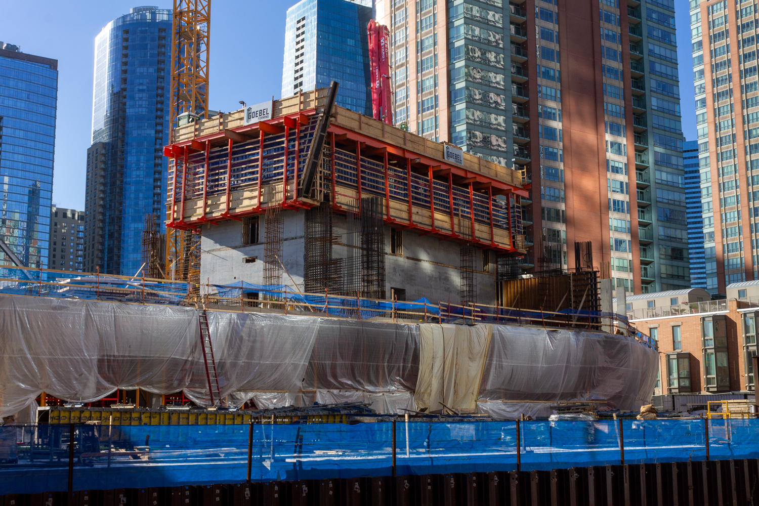 400 Lake Shore North Tower January 2025 construction