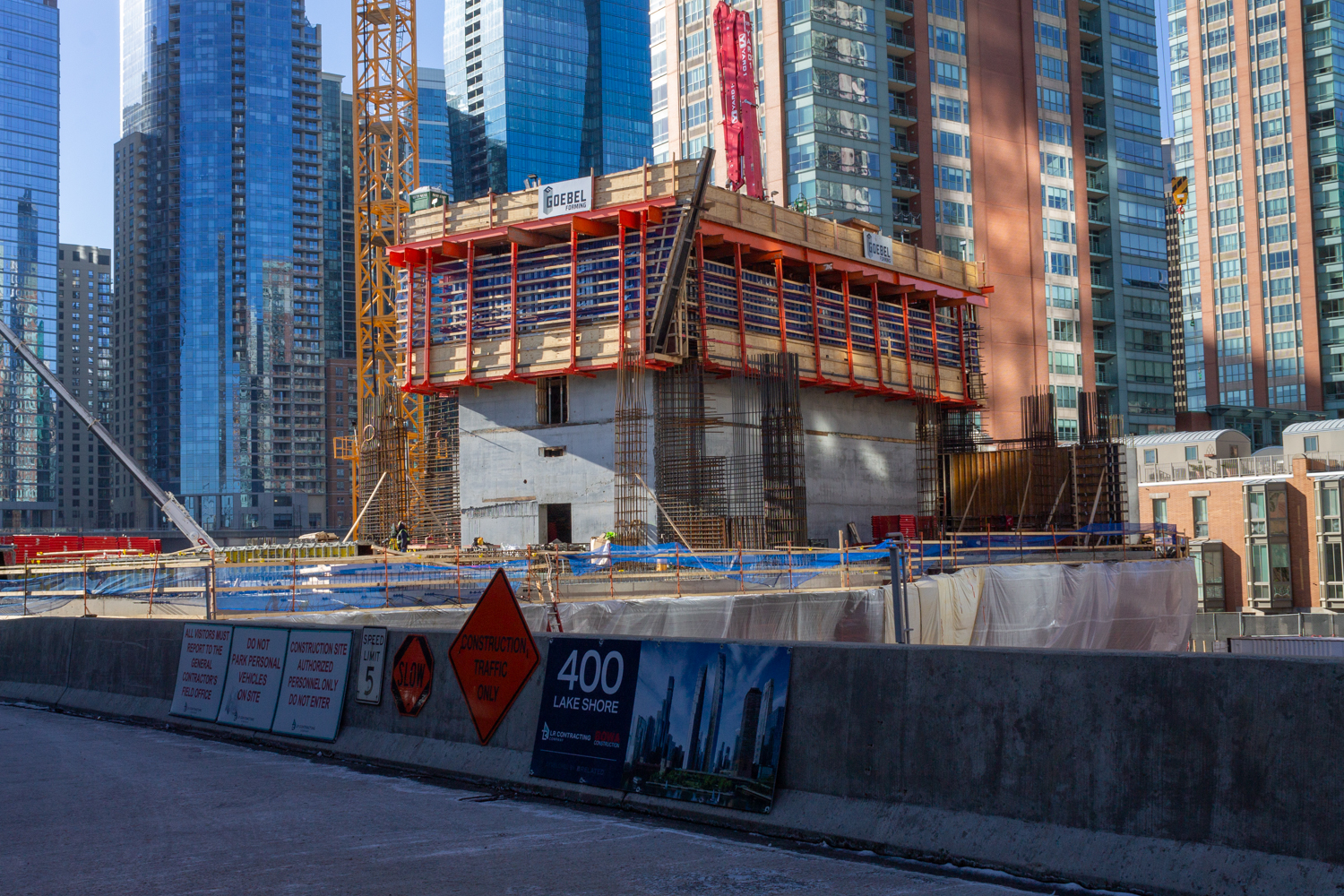 400 Lake Shore North Tower January 2025 construction