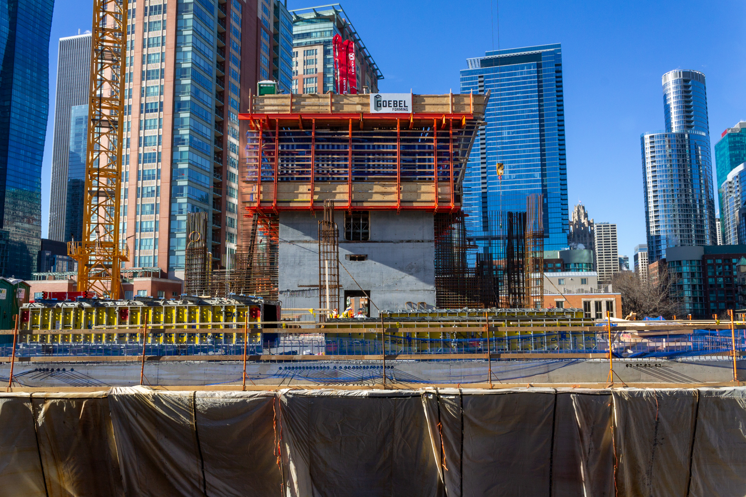 400 Lake Shore North Tower January 2025 construction