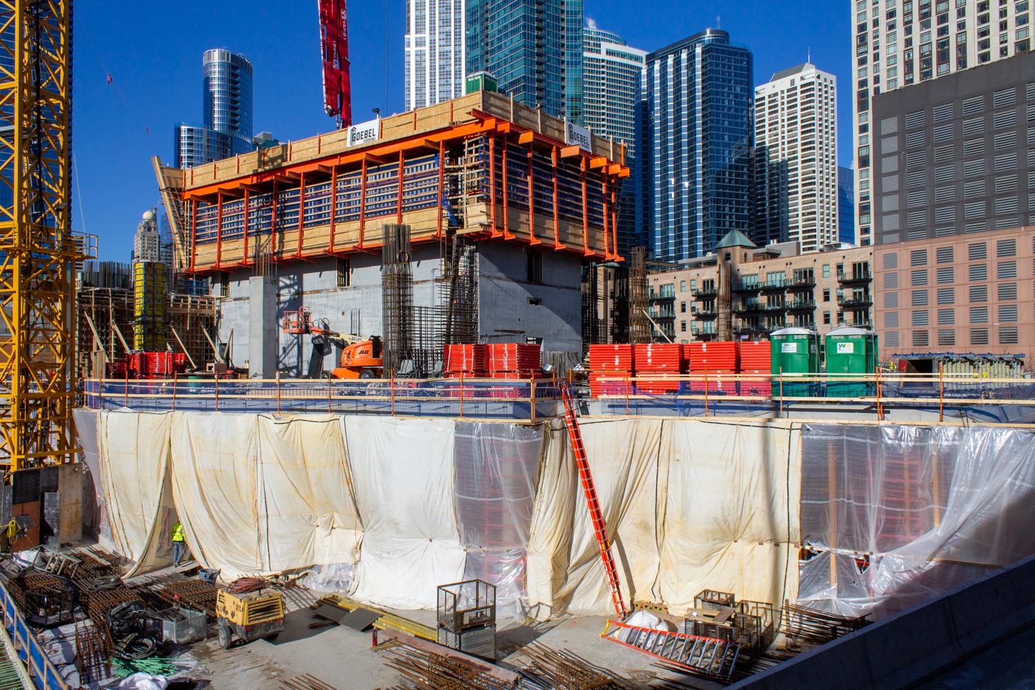 400 Lake Shore North Tower January 2025 construction