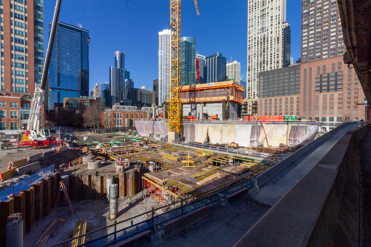 400 Lake Shore North Tower January 2025 construction