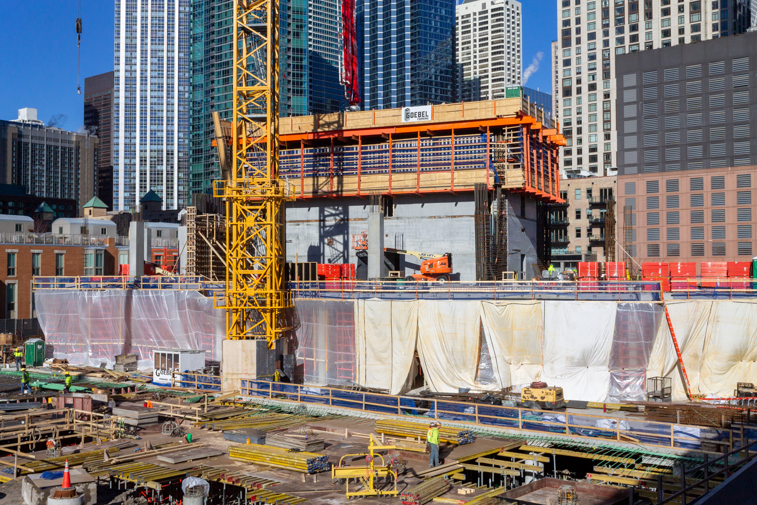 400 Lake Shore North Tower January 2025 construction