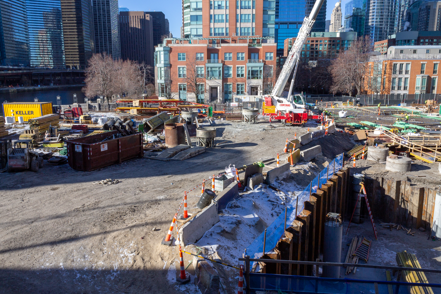 400 Lake Shore North Tower January 2025 construction