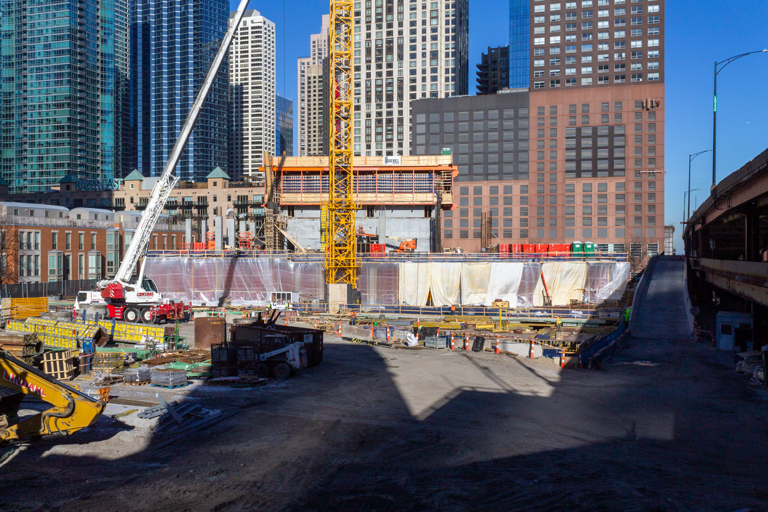 400 Lake Shore North Tower January 2025 construction