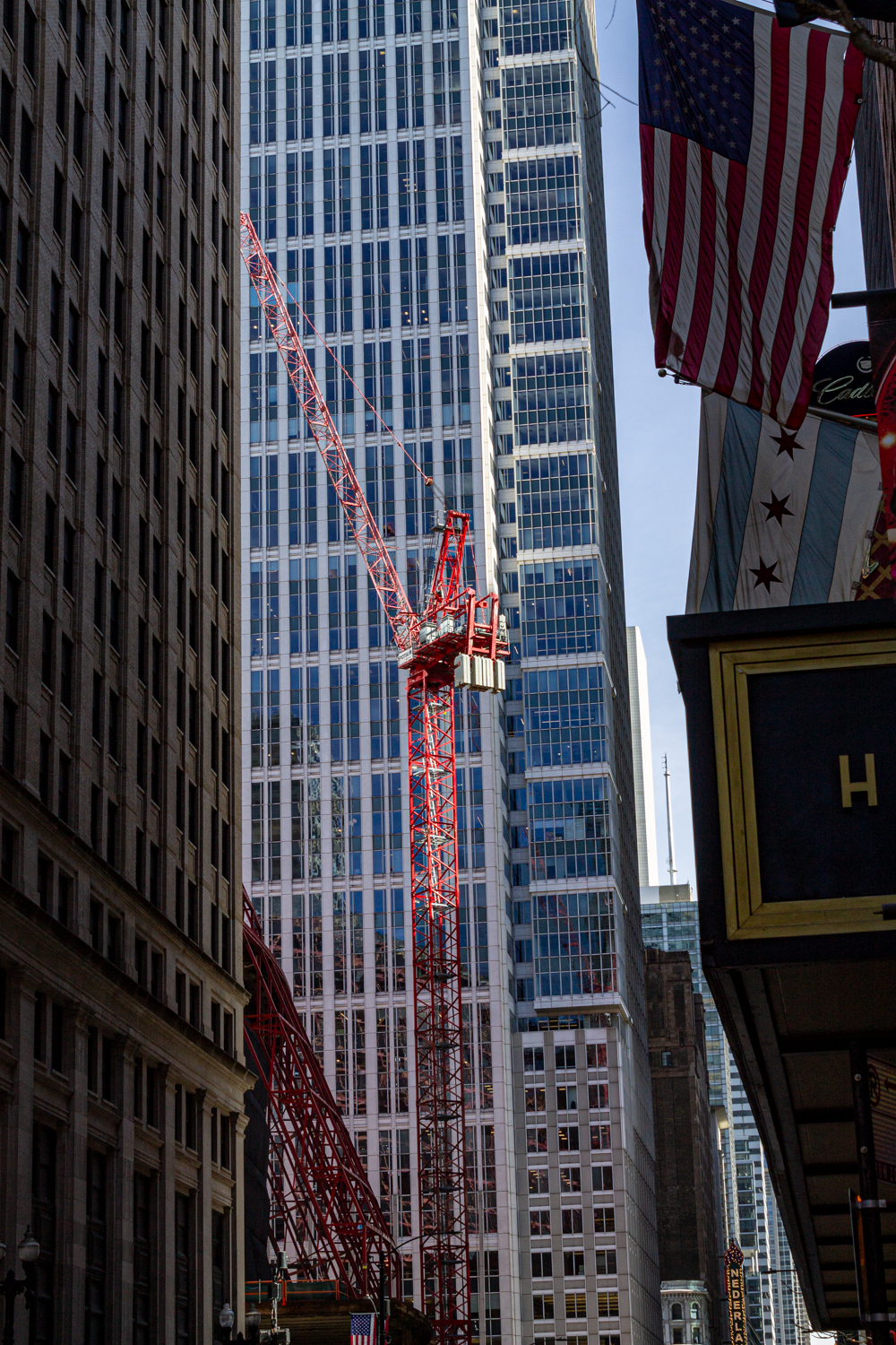 Thompson Center tower crane