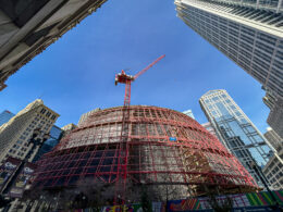 Thompson Center tower crane