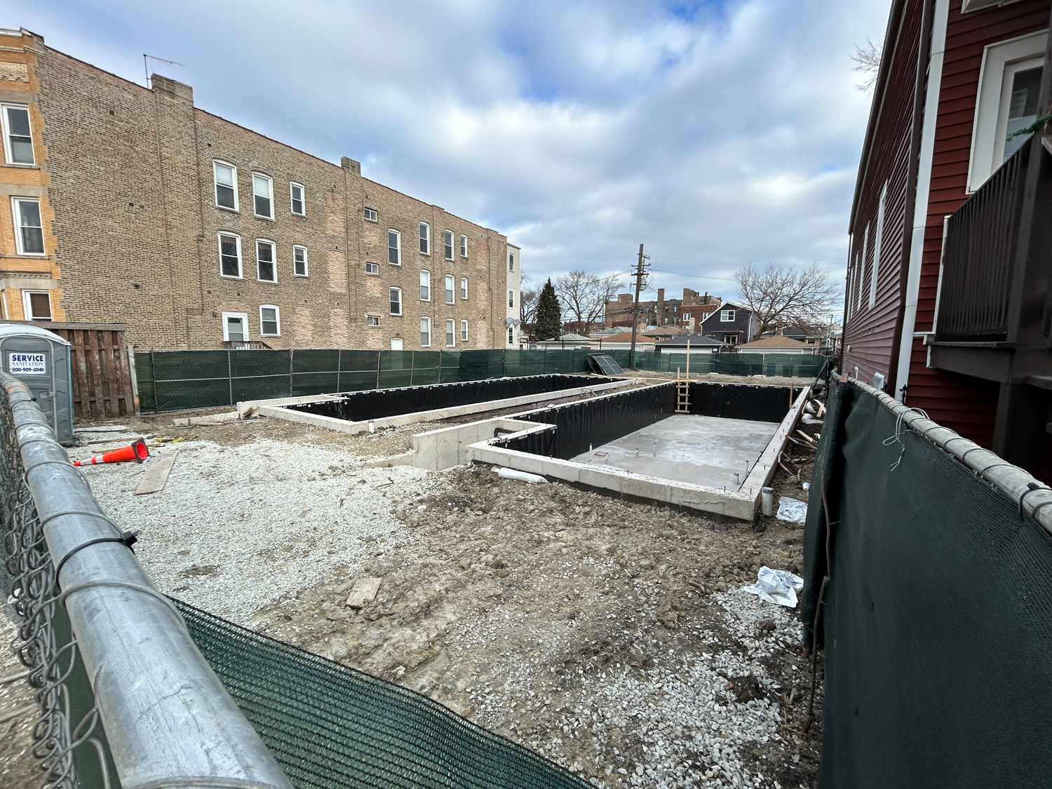 1835-1837 North Lawndale Avenue construction