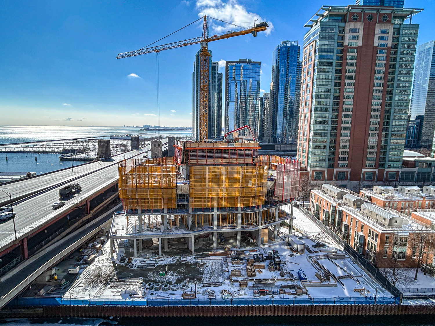 400 Lake Shore construction February 2025