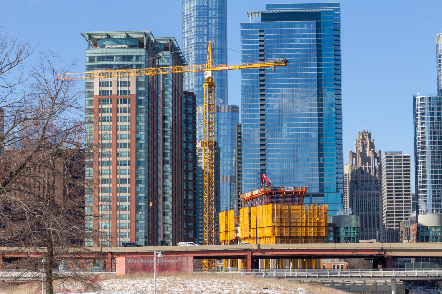 400 Lake Shore construction February 2025