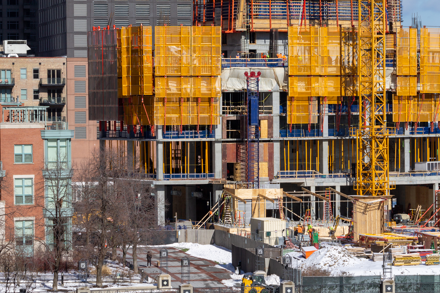 400 Lake Shore construction February 2025