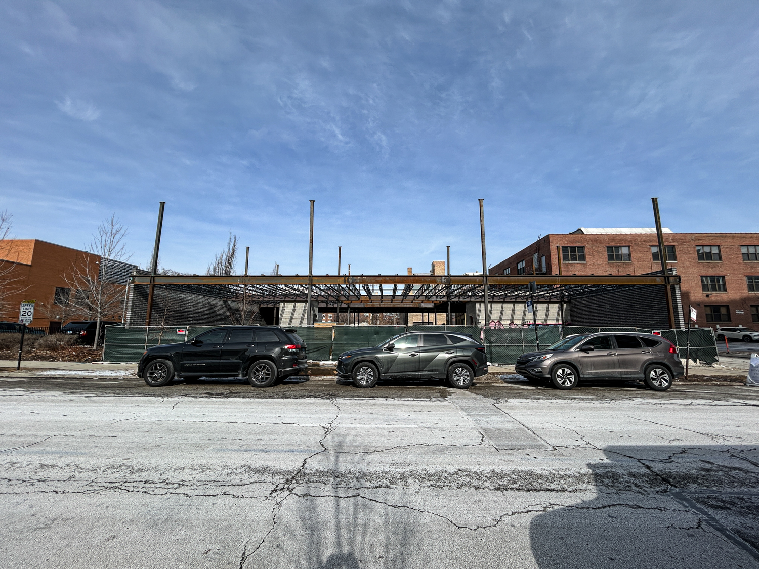 Kensington School West Loop construction