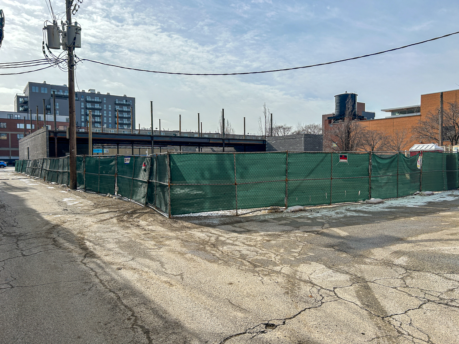 Kensington School West Loop construction