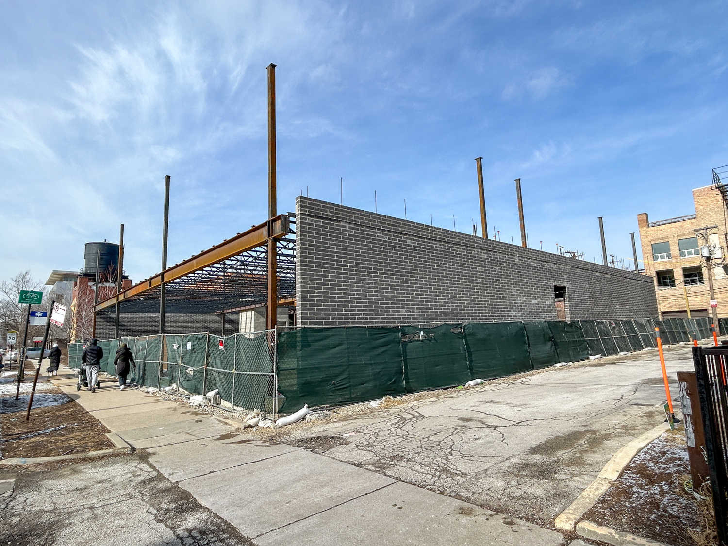 Kensington School West Loop construction