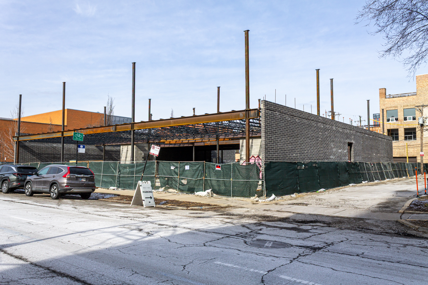 Kensington School West Loop construction