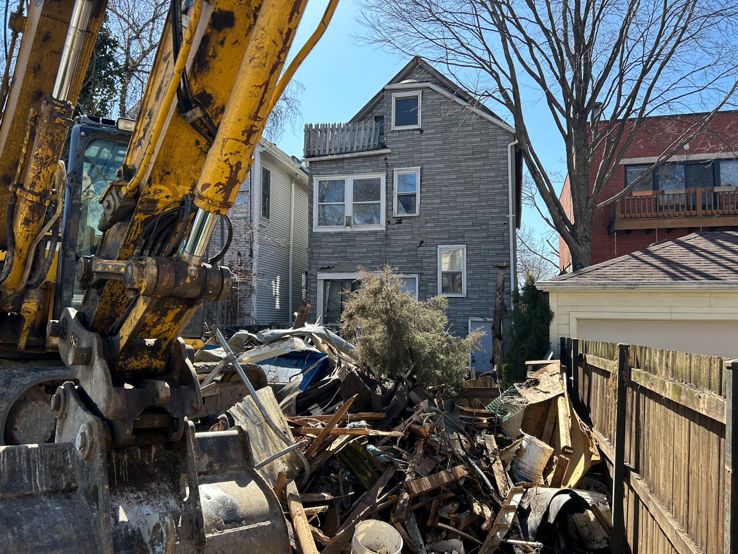 1344 West Wrightwood Avenue demolition