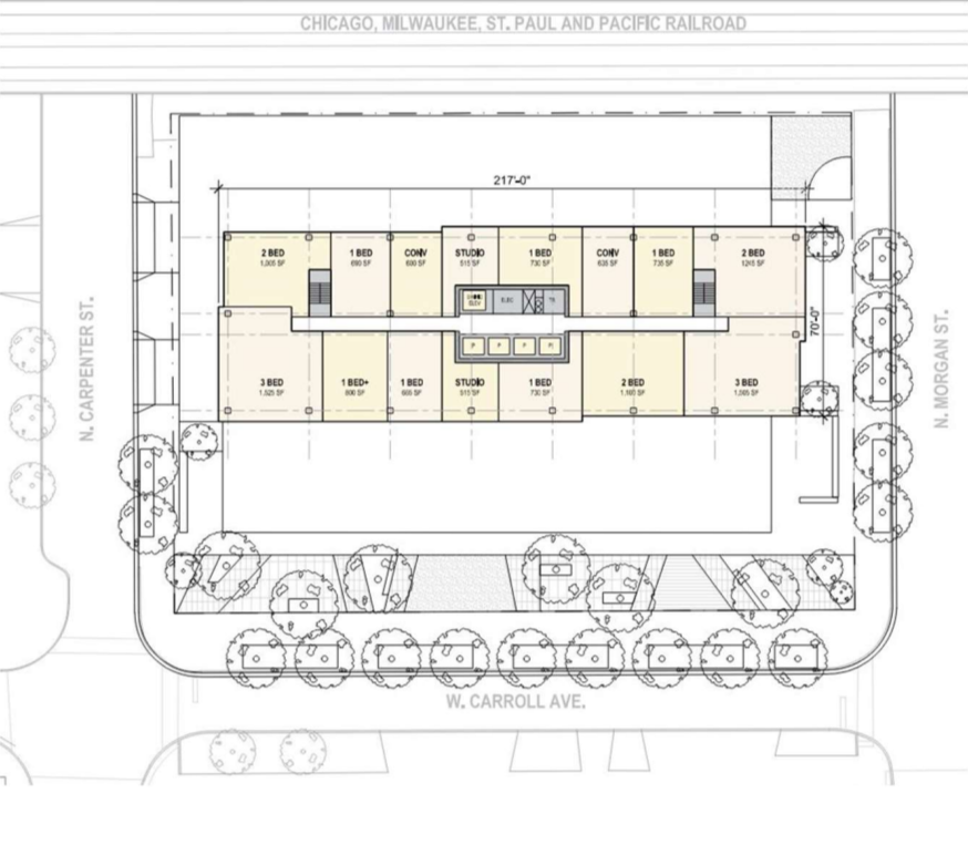 350 North Morgan Plan Commission approval