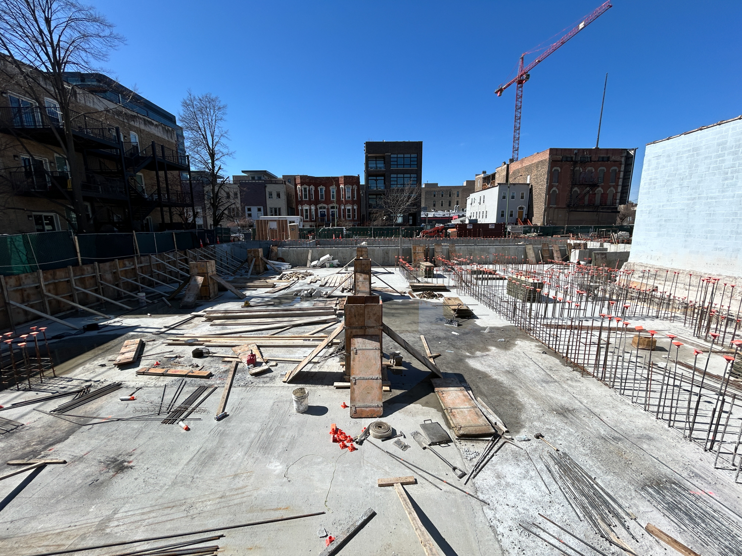 455 North Carpenter Street construction progress