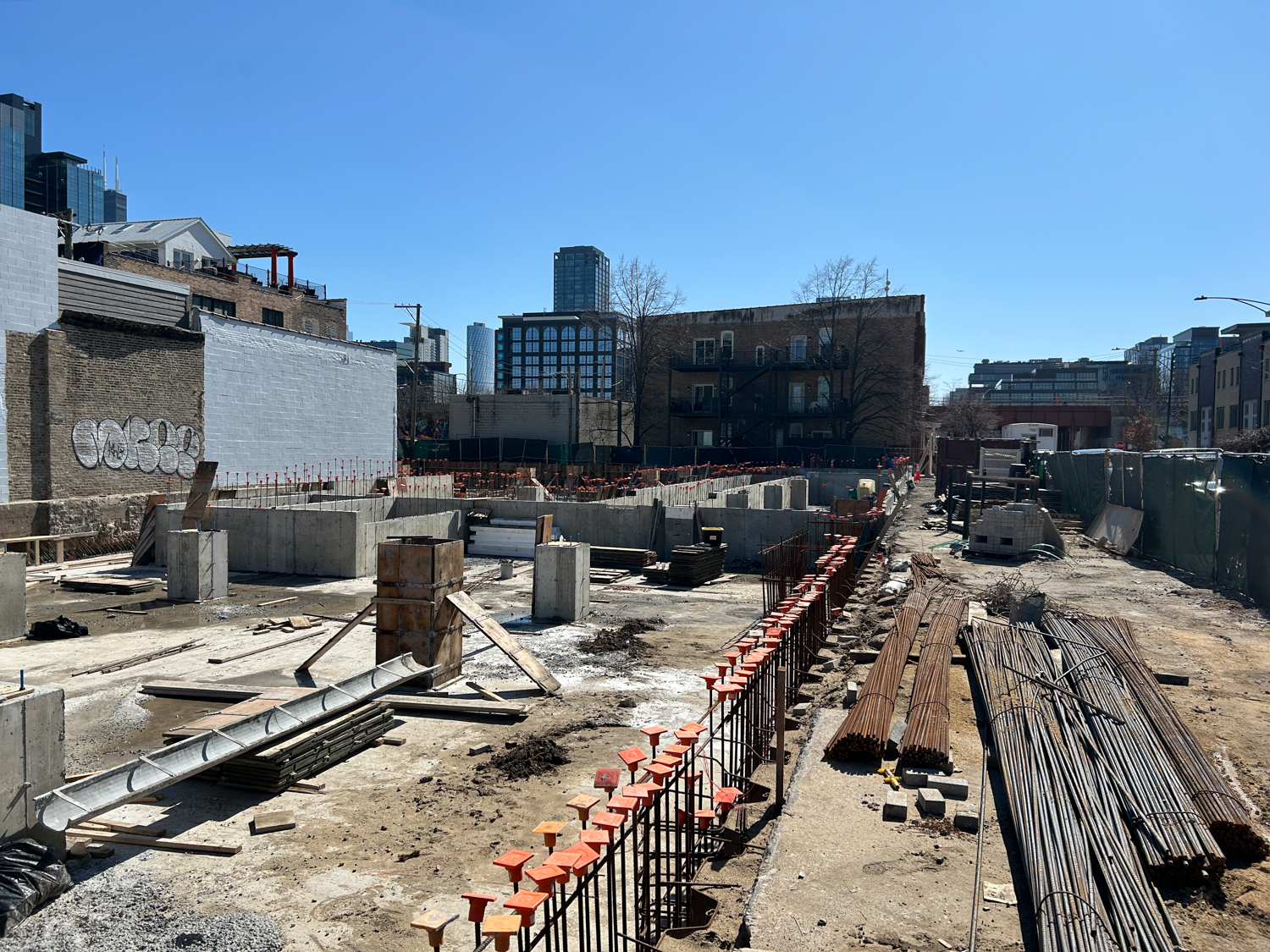 455 North Carpenter Street construction progress