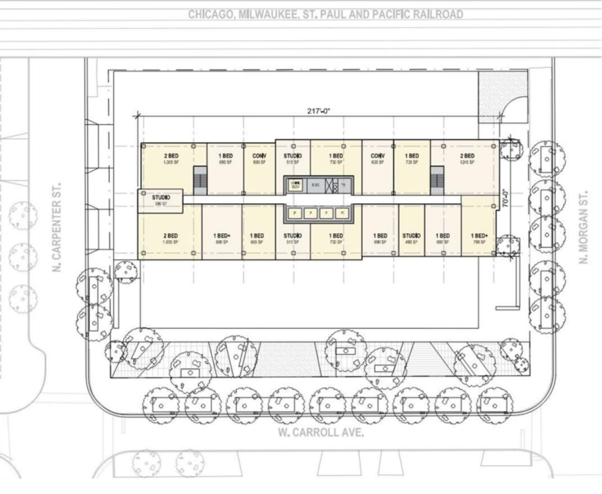 350 North Morgan Plan Commission approval