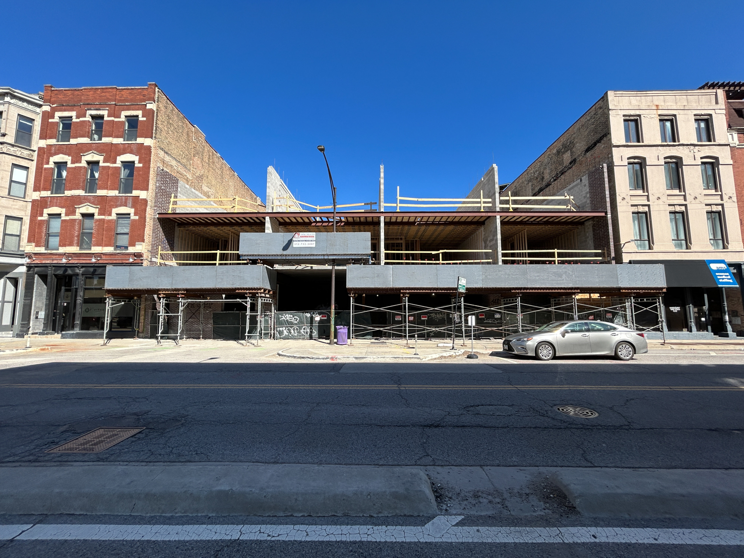 691 North Milwaukee construction progress