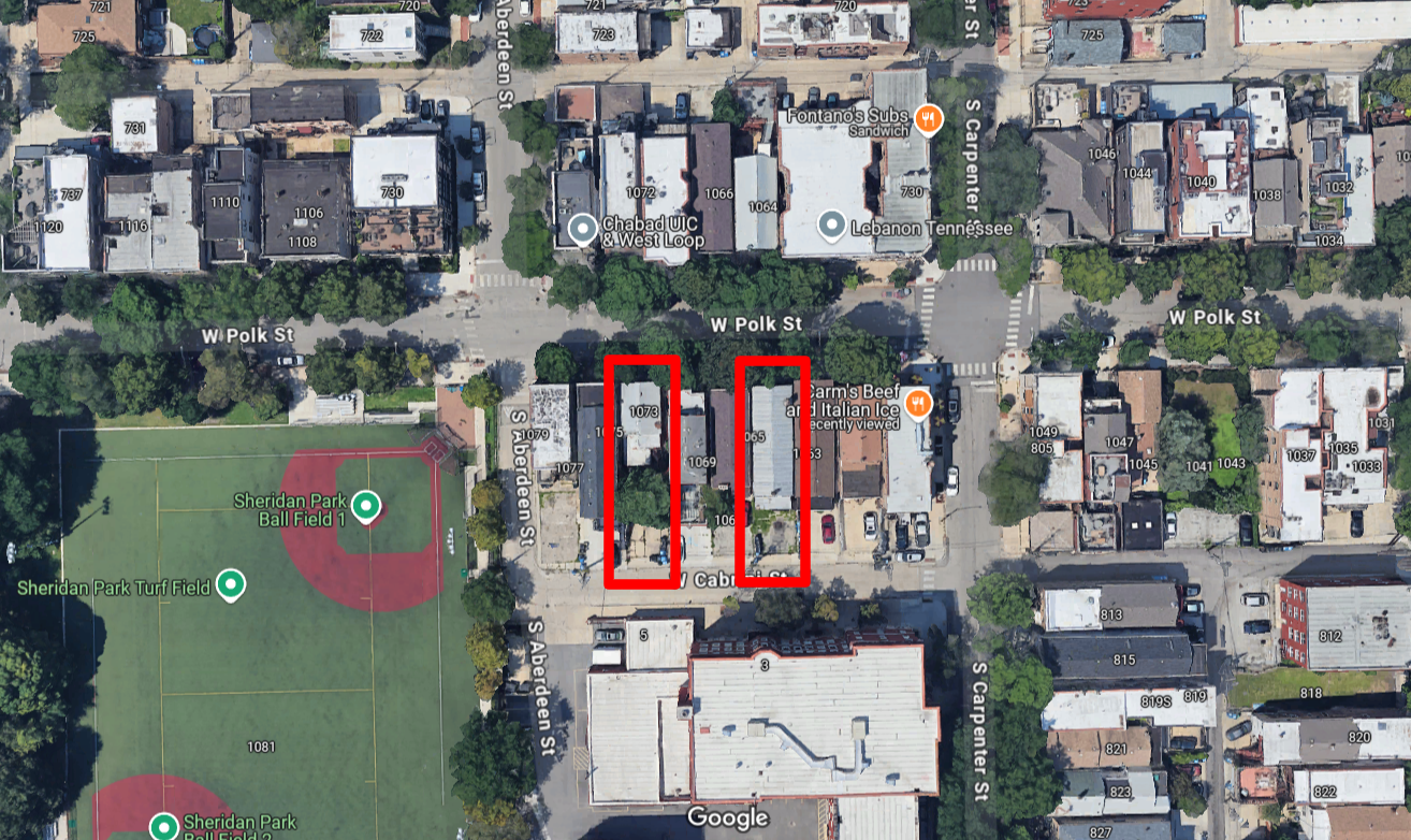 1065 and 1073 West Polk Street demolitions permitted