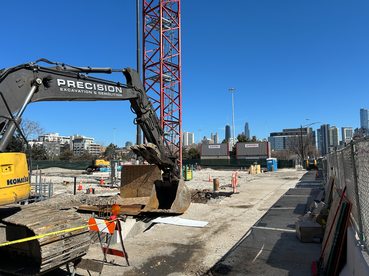 Aberdeen Crossing tower crane