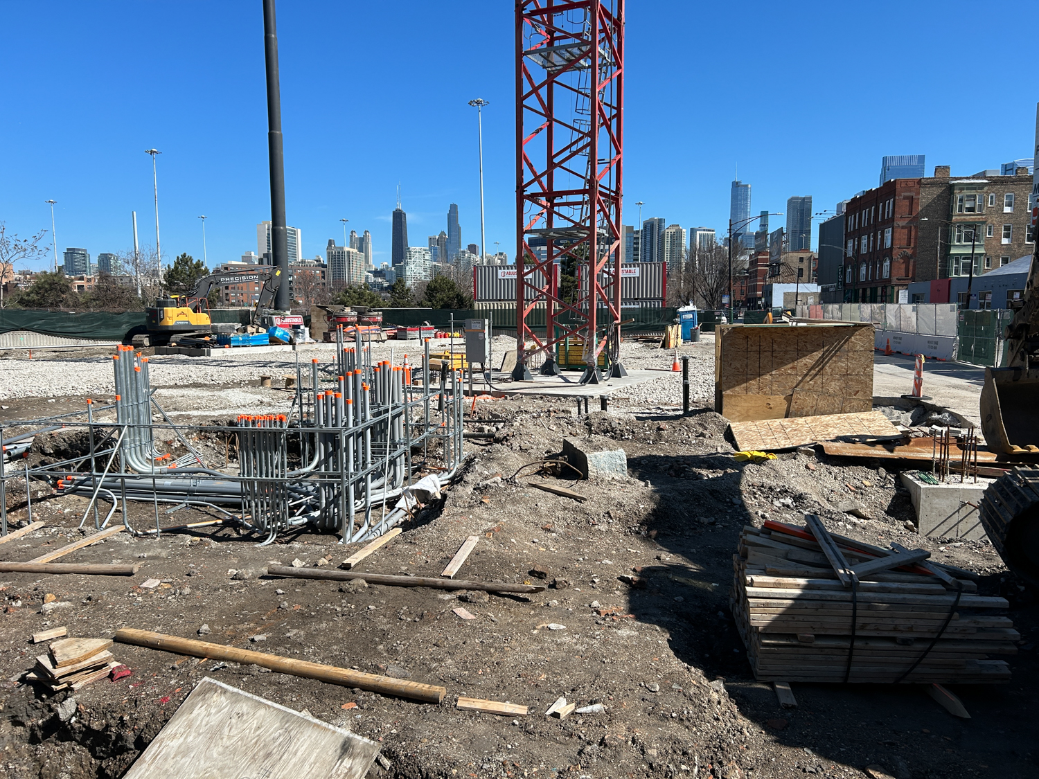 Aberdeen Crossing tower crane