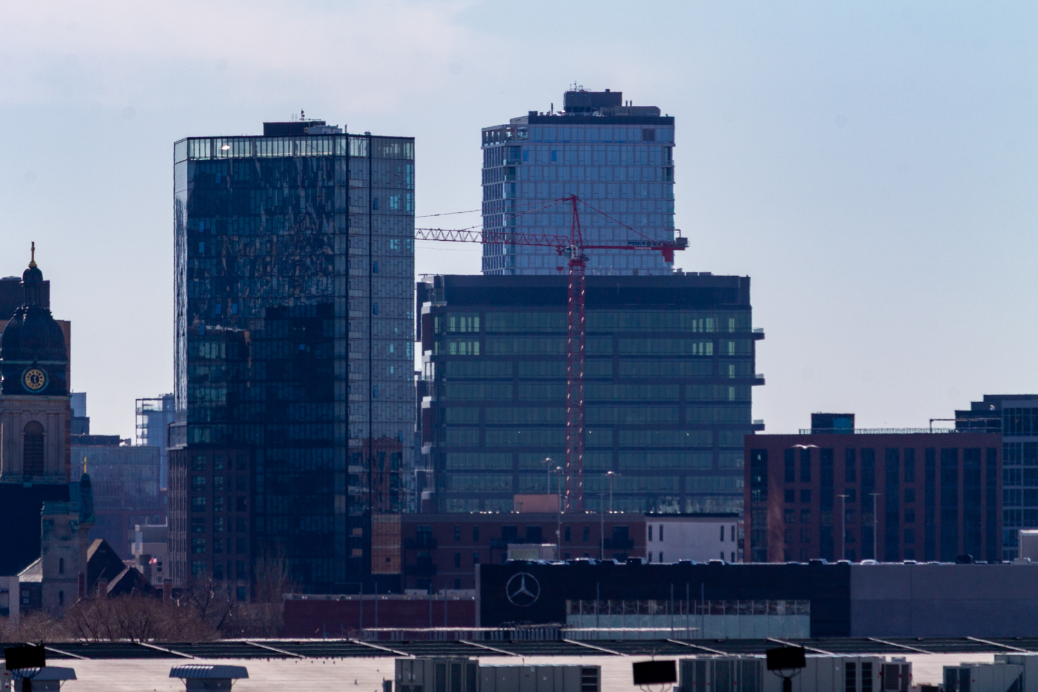 Aberdeen Crossing tower crane