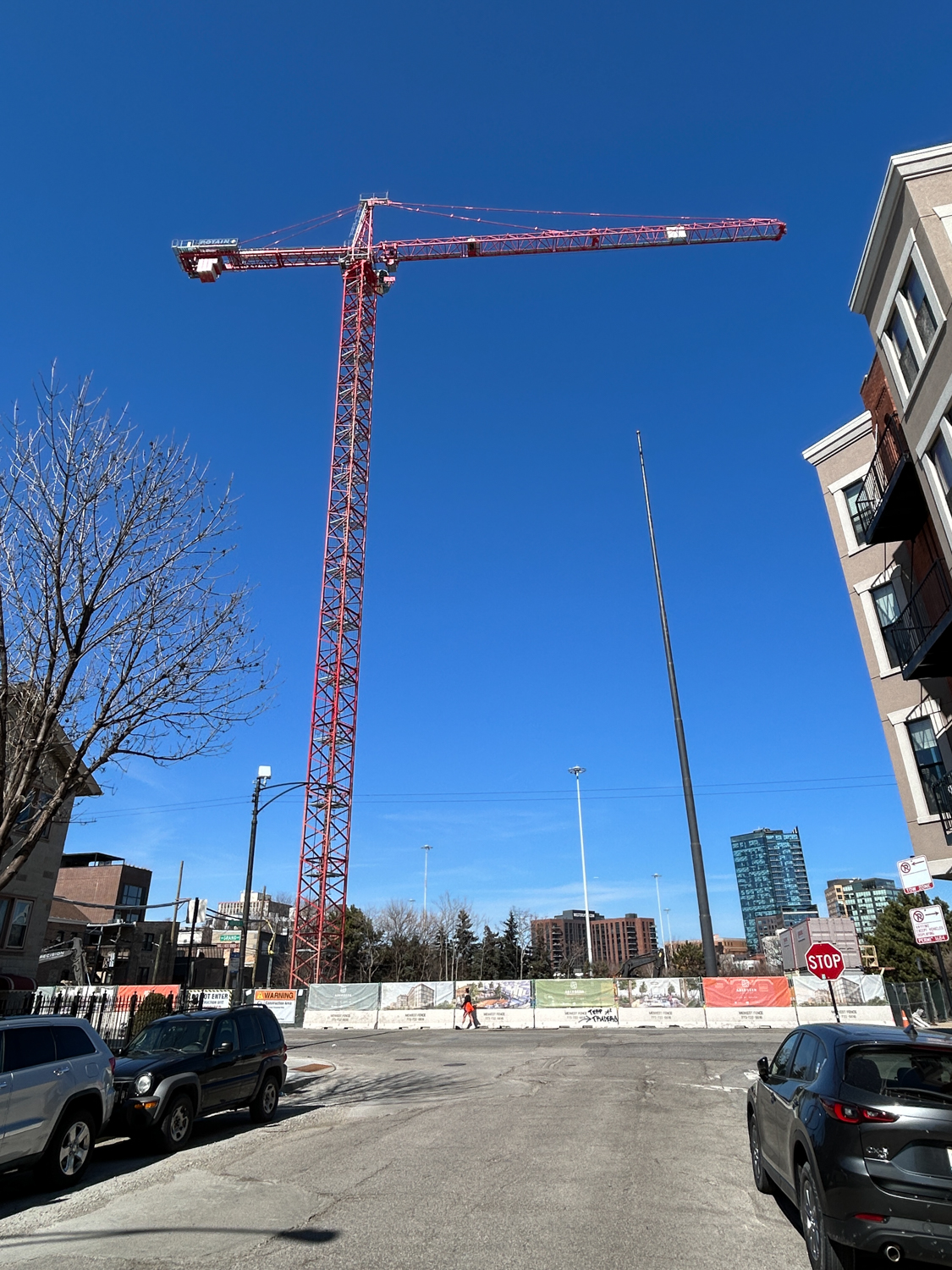 Aberdeen Crossing tower crane