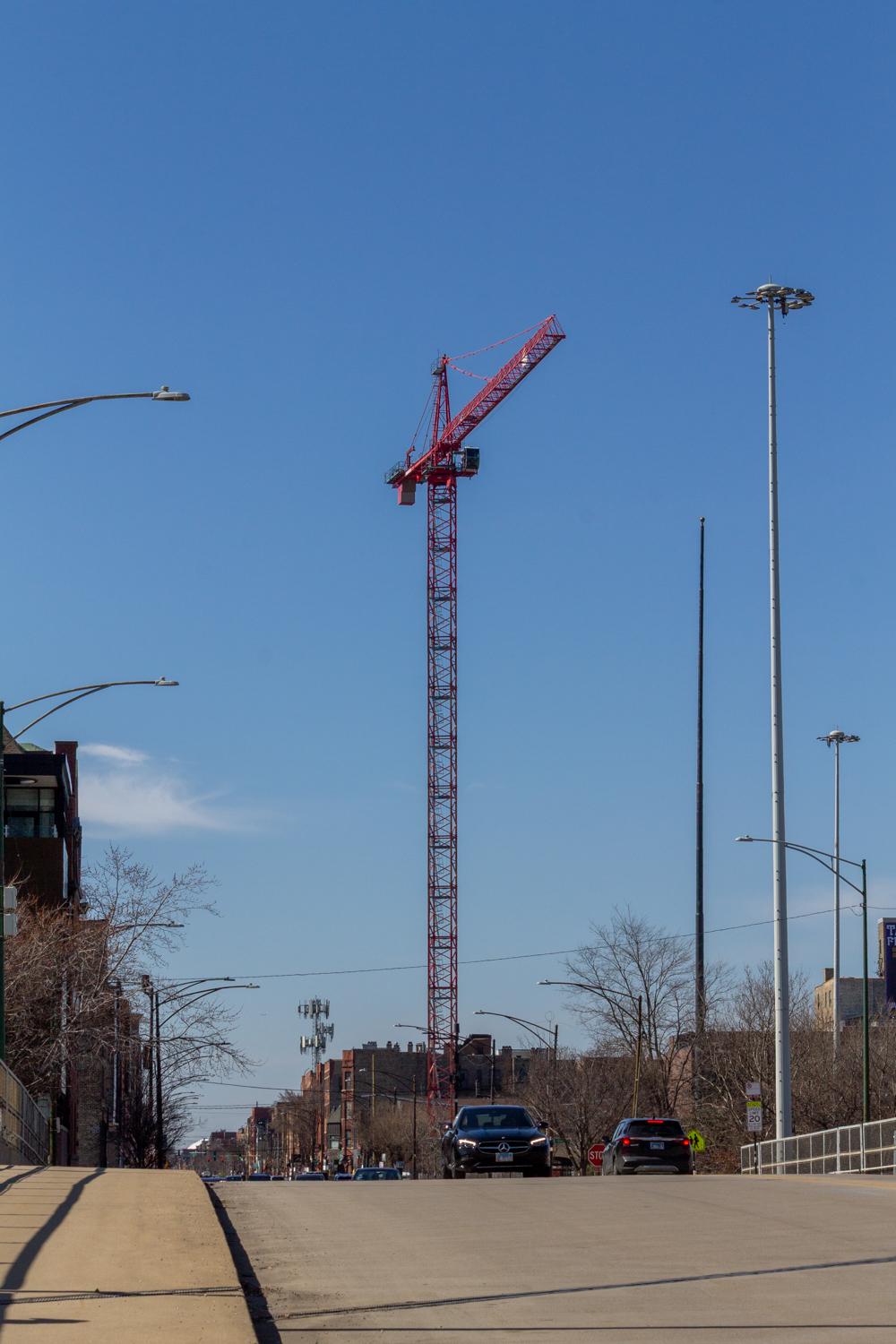 Aberdeen Crossing tower crane