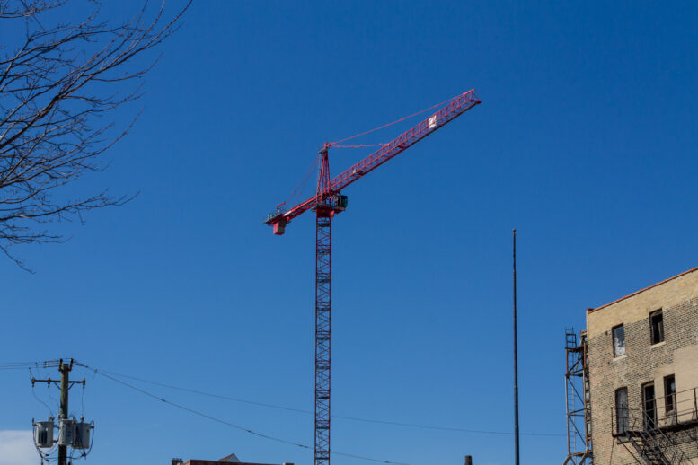 Aberdeen Crossing tower crane