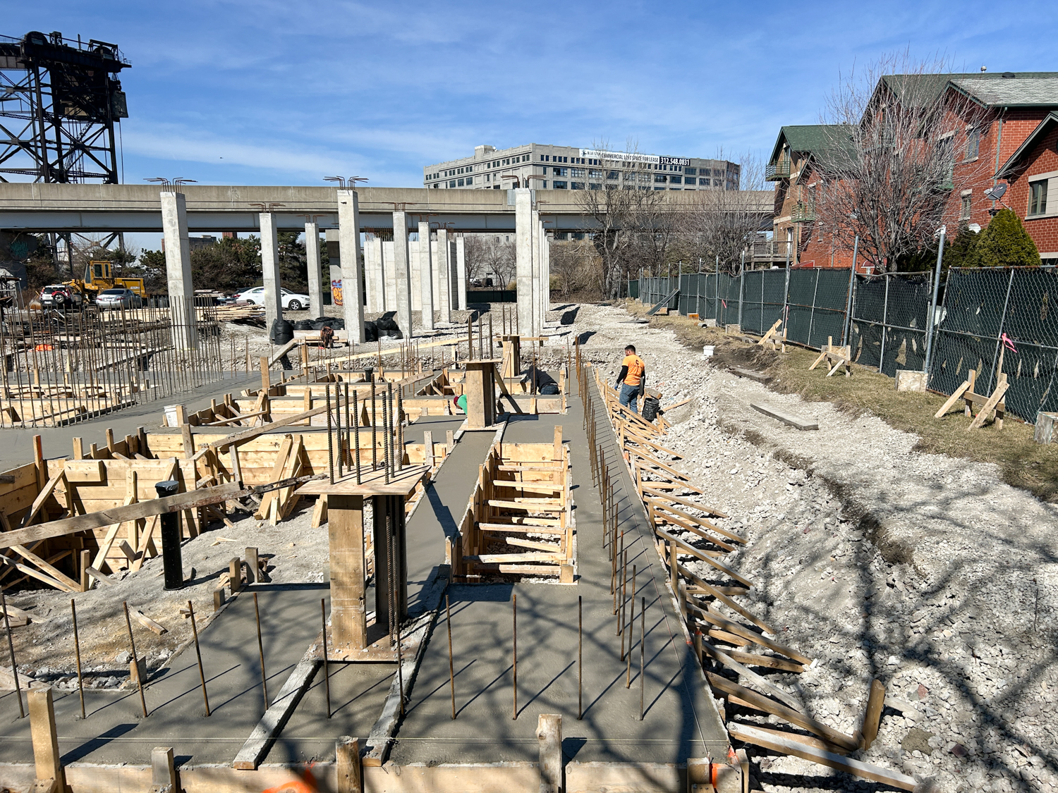 Evergreen Garden construction