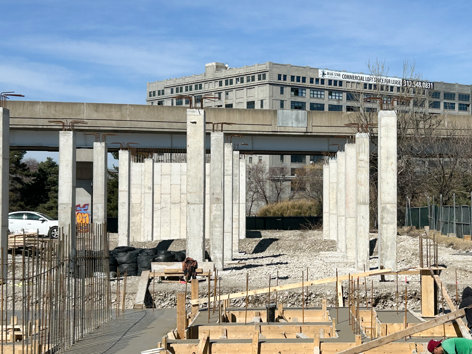 Evergreen Garden construction