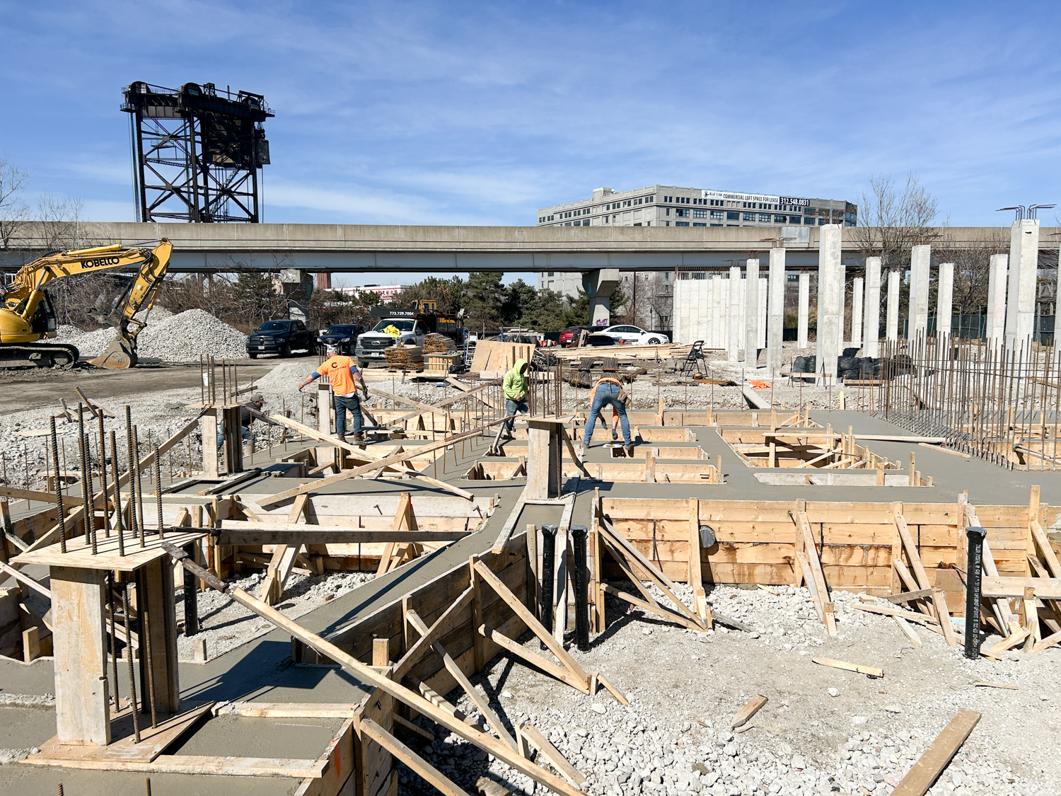 Evergreen Garden construction