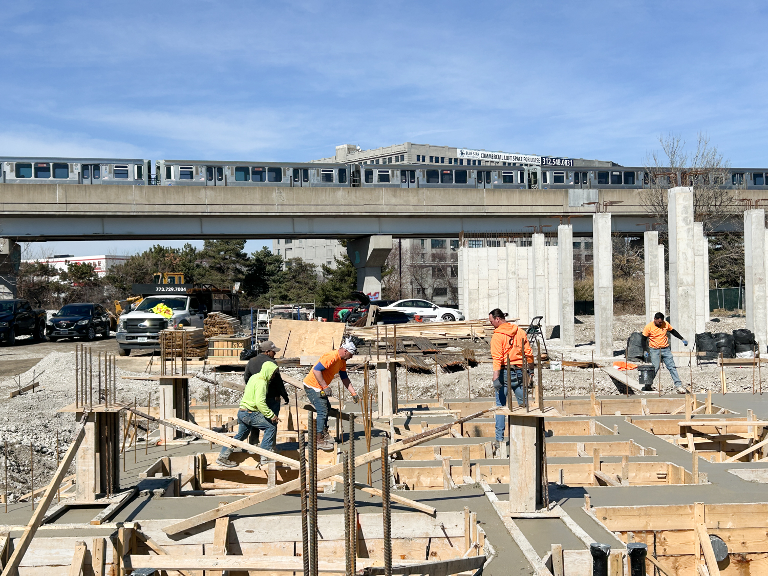 Evergreen Garden construction