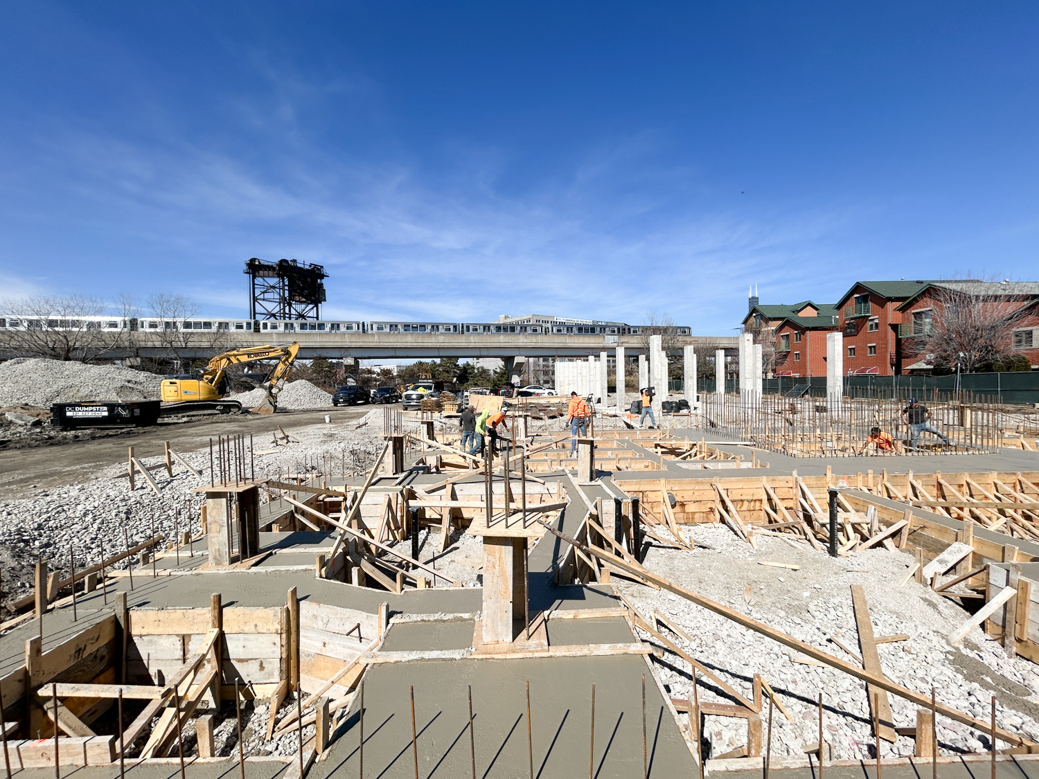 Evergreen Garden construction