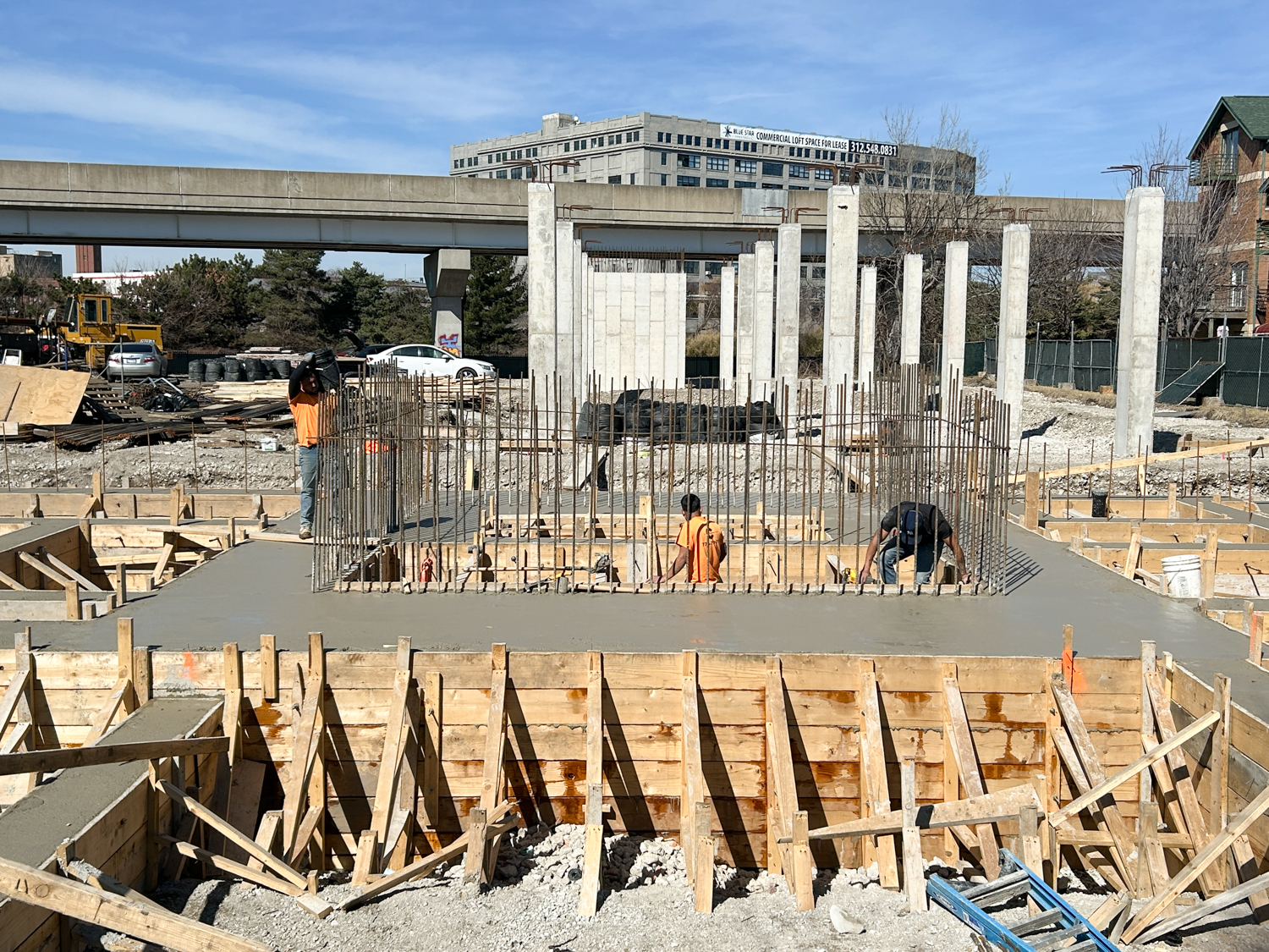 Evergreen Garden construction