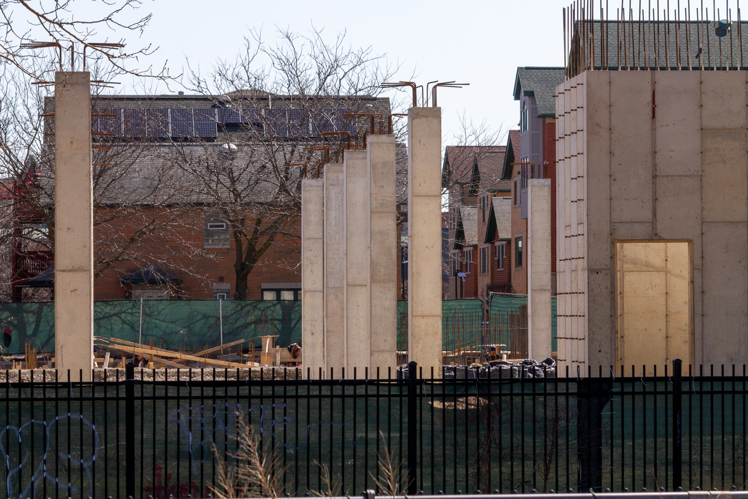 Evergreen Garden construction