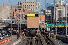 Morgan Street CTA substation construction