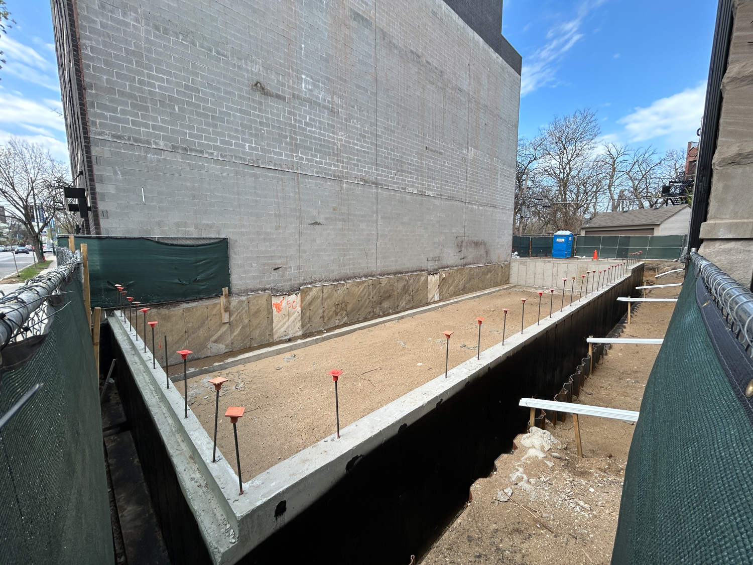 3839 North Clark Street addition construction