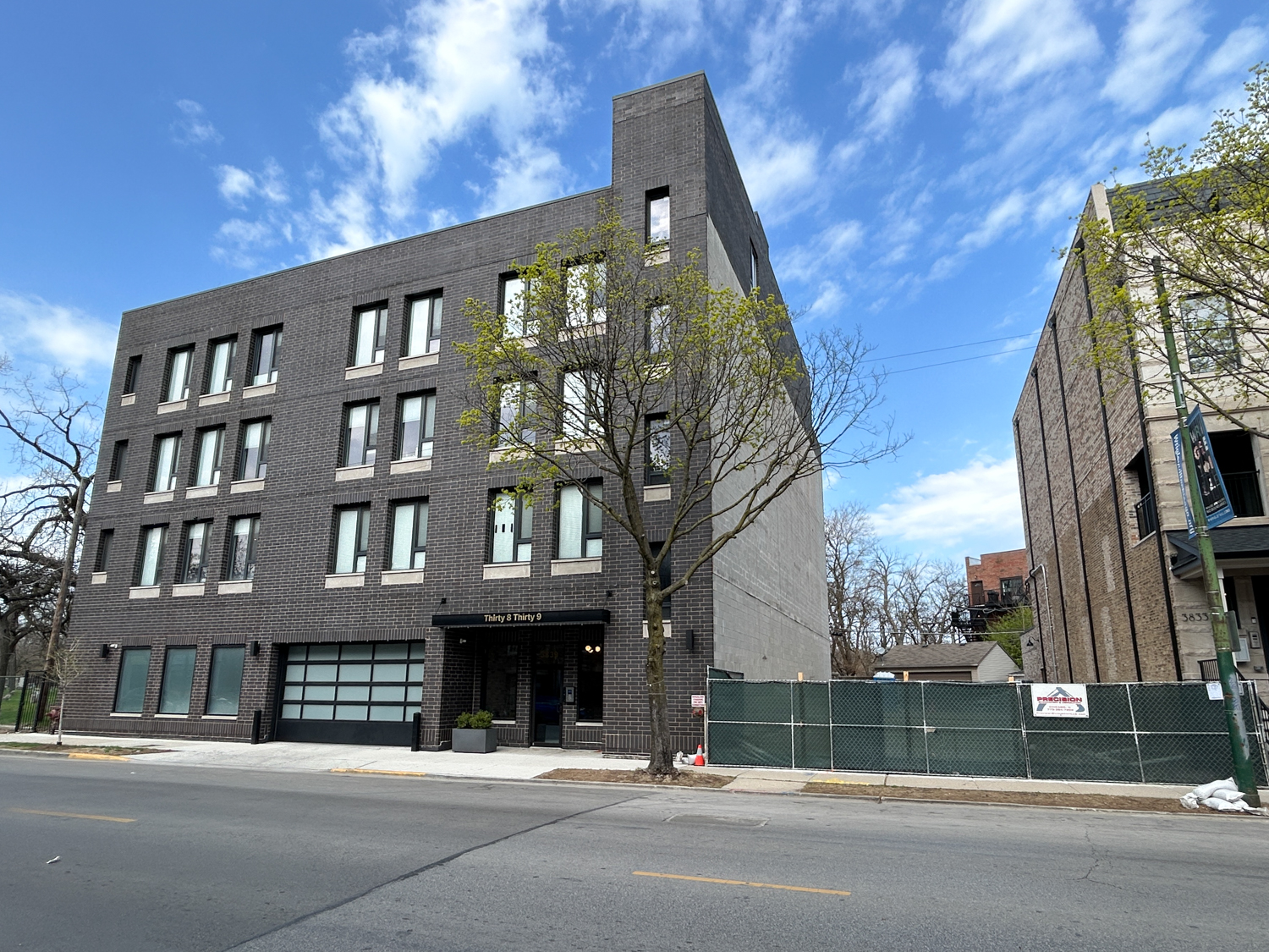 3839 North Clark addition construction