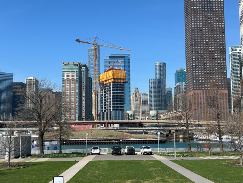 400 Lake Shore late April 2025 progress