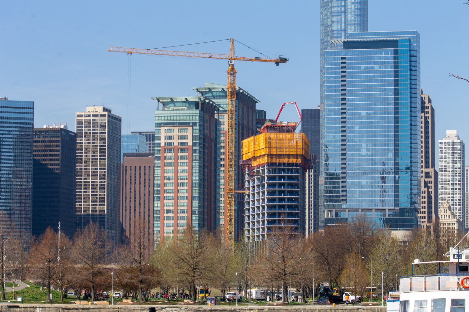400 Lake Shore late April 2025 progress